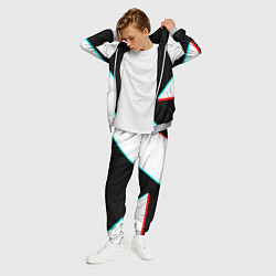 Костюм мужской Among us geometry steel glitch, цвет: 3D-меланж — фото 2