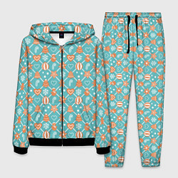 Мужской костюм Новогодний фон с печеньем