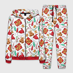 Мужской костюм Новогодний паттерн 2025