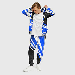 Костюм мужской Субару - бело-синий, цвет: 3D-меланж — фото 2
