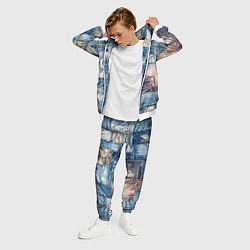 Костюм мужской Пэчворк с мотивами аниме, цвет: 3D-белый — фото 2