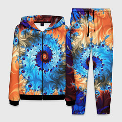 Мужской костюм Оптические узоры текстура