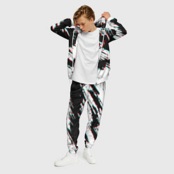Костюм мужской Nasa glitch color, цвет: 3D-белый — фото 2