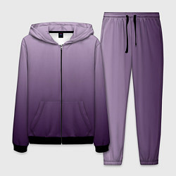 Мужской костюм Градиент мягкий холодный сиреневый