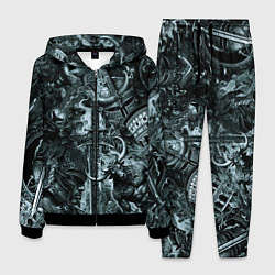 Мужской костюм Гладиатор и минотавр на фоне мечей и щитов