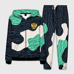 Мужской костюм Текстурный милитари камуфляж