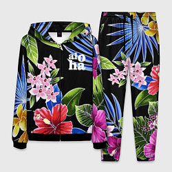 Мужской костюм Tropical flowers - aloha