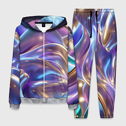 Костюм мужской Волны космические, цвет: 3D-меланж