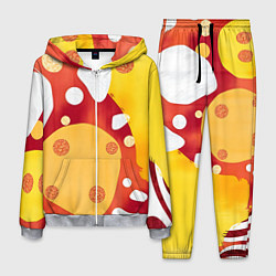 Костюм мужской Теплая африканская абстракция, цвет: 3D-меланж