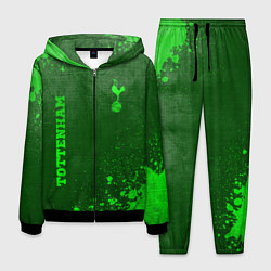 Костюм мужской Tottenham - green gradient вертикально, цвет: 3D-черный