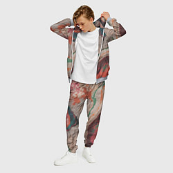 Костюм мужской Абстракция из бумаги и краски, цвет: 3D-меланж — фото 2