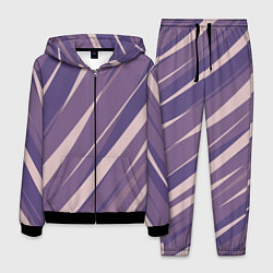 Мужской костюм Фиолетовый абстрактные полосы