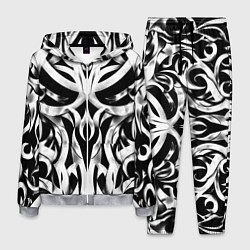 Мужской костюм Абстрактный узор - изогнутые формы трайбл татуиров