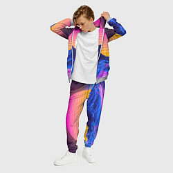Костюм мужской Неоновый закат, цвет: 3D-меланж — фото 2