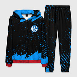 Мужской костюм Schalke 04 fc blue color