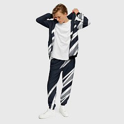 Костюм мужской Герб России тёмно-синий с белым, цвет: 3D-черный — фото 2