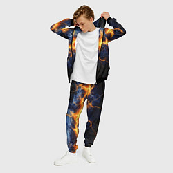 Костюм мужской Молнии в разбитом небе, цвет: 3D-черный — фото 2