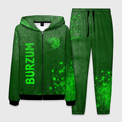 Мужской костюм Burzum - green gradient вертикально