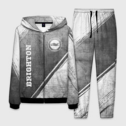 Мужской костюм Brighton - grey gradient вертикально