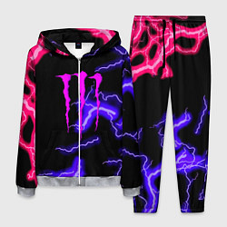 Мужской костюм Monster energy неоновый шторм