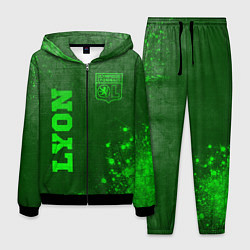 Костюм мужской Lyon - green gradient вертикально, цвет: 3D-черный
