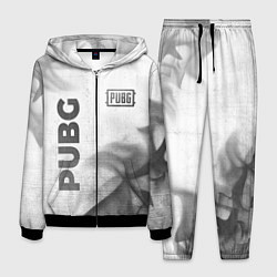 Костюм мужской PUBG - white gradient вертикально, цвет: 3D-черный