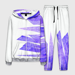 Костюм мужской Color white purple, цвет: 3D-меланж