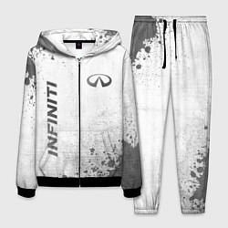 Мужской костюм Infiniti - white gradient вертикально