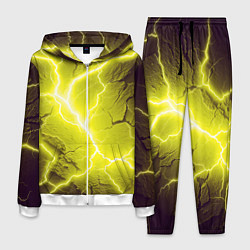 Костюм мужской Color yellow black, цвет: 3D-белый