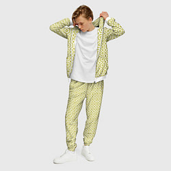 Костюм мужской Оливковый арт деко на белом фоне, цвет: 3D-белый — фото 2