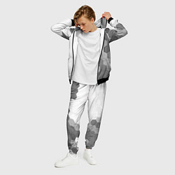 Костюм мужской JAC - white gradient по-вертикали, цвет: 3D-черный — фото 2