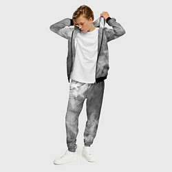 Костюм мужской Cyberpunk 2077 - grey gradient вертикально, цвет: 3D-черный — фото 2