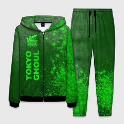 Костюм мужской Tokyo Ghoul - green gradient по-вертикали, цвет: 3D-черный