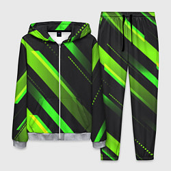 Костюм мужской Color black green, цвет: 3D-меланж