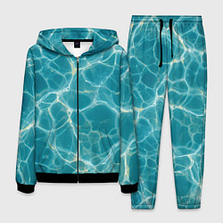 Мужской костюм Текстура воды с бликами