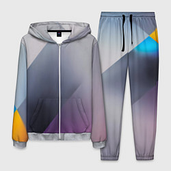 Костюм мужской Color grey with stripes, цвет: 3D-меланж