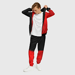 Костюм мужской Black Butler - red gradient по-вертикали, цвет: 3D-черный — фото 2