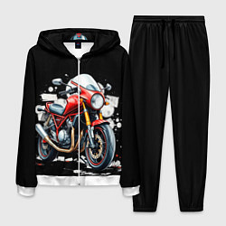 Костюм мужской Red Moto, цвет: 3D-белый