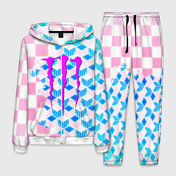 Костюм мужской Monster energy neon anime, цвет: 3D-белый