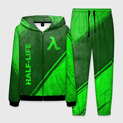 Мужской костюм Half-Life - green gradient вертикально