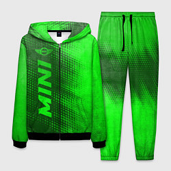 Костюм мужской Mini - green gradient по-вертикали, цвет: 3D-черный