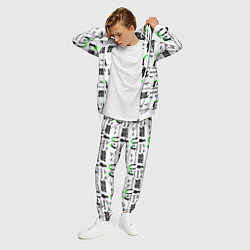Костюм мужской Billie Eilish singer, цвет: 3D-белый — фото 2