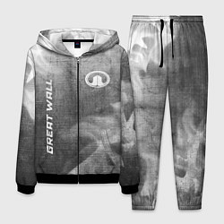 Костюм мужской Great Wall - grey gradient вертикально, цвет: 3D-черный