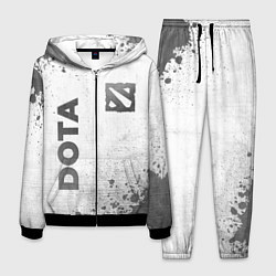 Мужской костюм Dota - white gradient вертикально