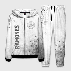 Костюм мужской Ramones - white gradient вертикально, цвет: 3D-черный