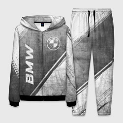 Мужской костюм BMW - grey gradient вертикально