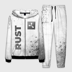 Мужской костюм Rust - white gradient вертикально
