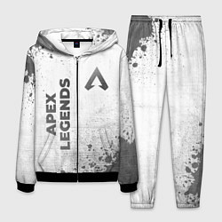 Костюм мужской Apex Legends - white gradient вертикально, цвет: 3D-черный