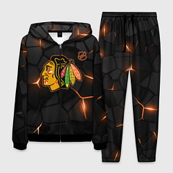 Мужской костюм Чикаго Блэкхокс - плиты с подсветкой