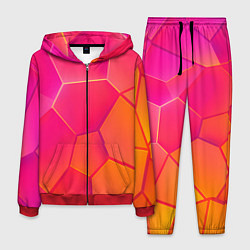 Мужской костюм Розово-оранжевые плиты